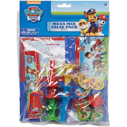 Paw Patrol Party Favor Value Pack, 48pc - Walmart.com